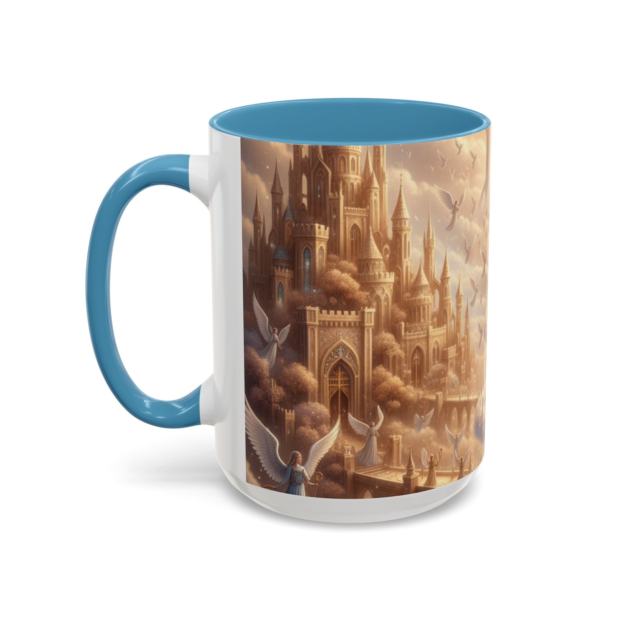 Fantasy Landscape Coffee Mug, Enchanted World Mug, Unique Gift for Coffee Lovers, Dreamy Mug for Tea, Artistic Drinkware