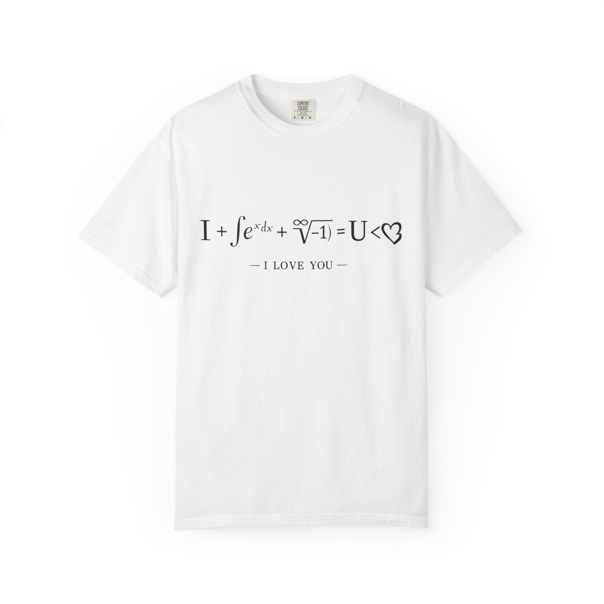 Math Equation 'I Love You' T-Shirt — Cute Romantic Nerdy Tee