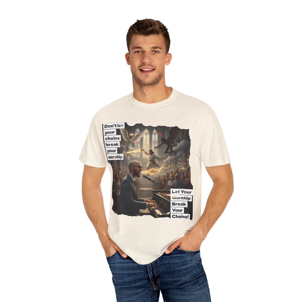Inspirational Worship T-Shirt, Unisex Spiritual Tee, Church Event Apparel, Christian Graphic Tee, Motivational Gift