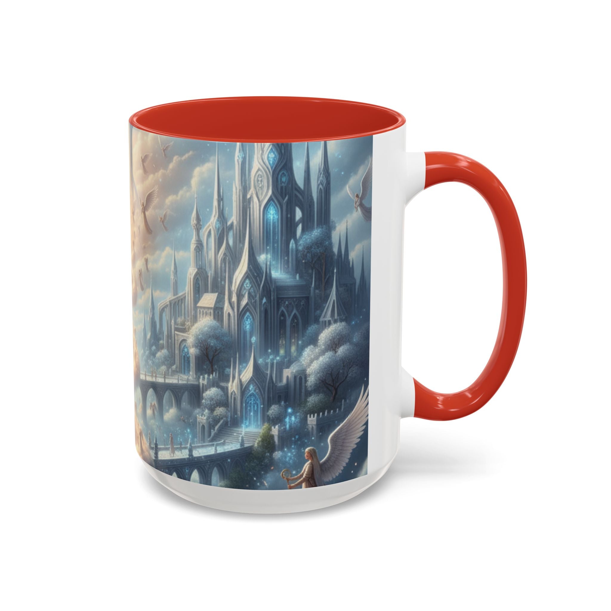 Fantasy Landscape Coffee Mug, Enchanted World Mug, Unique Gift for Coffee Lovers, Dreamy Mug for Tea, Artistic Drinkware