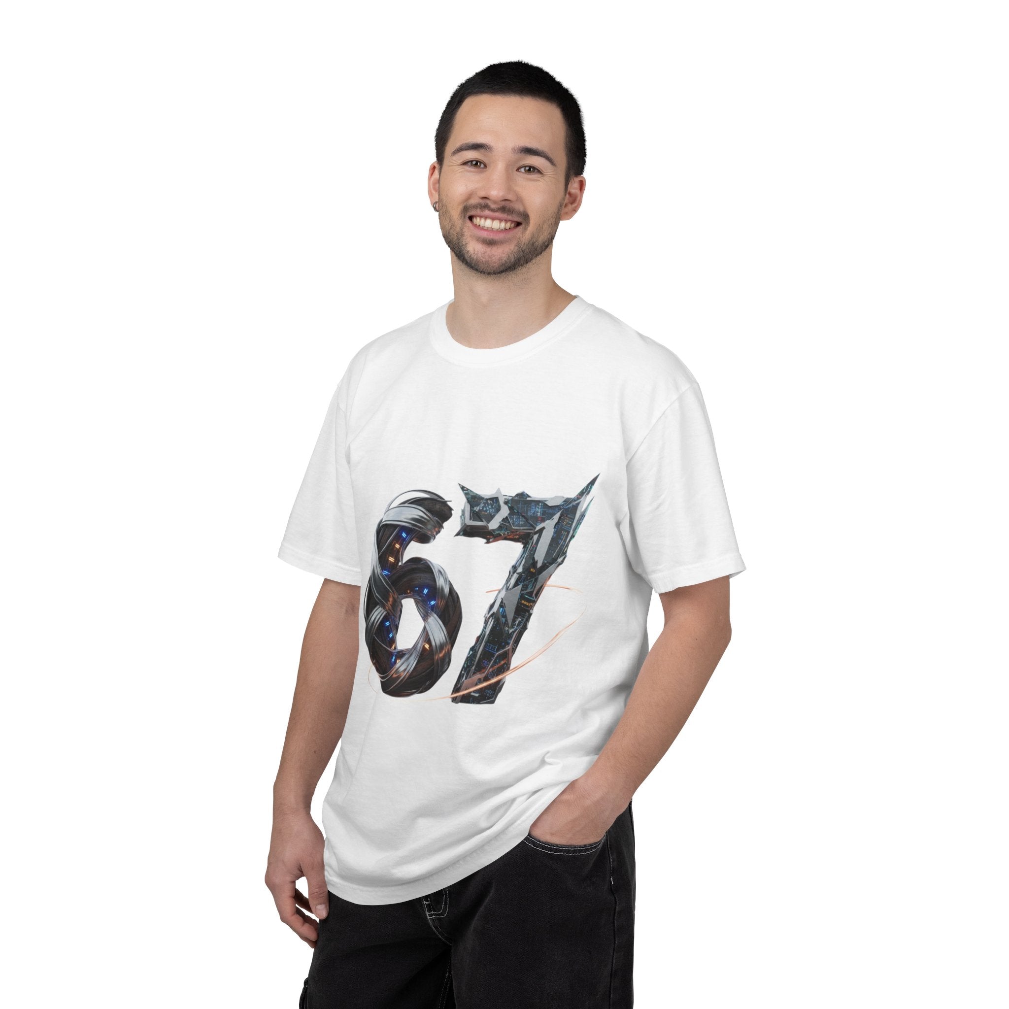 '87 Retro Metallic Graphic Tee — Vintage Racing Number T-Shirt