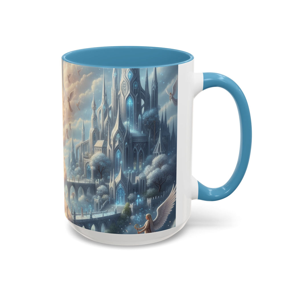 Fantasy Landscape Coffee Mug, Enchanted World Mug, Unique Gift for Coffee Lovers, Dreamy Mug for Tea, Artistic Drinkware