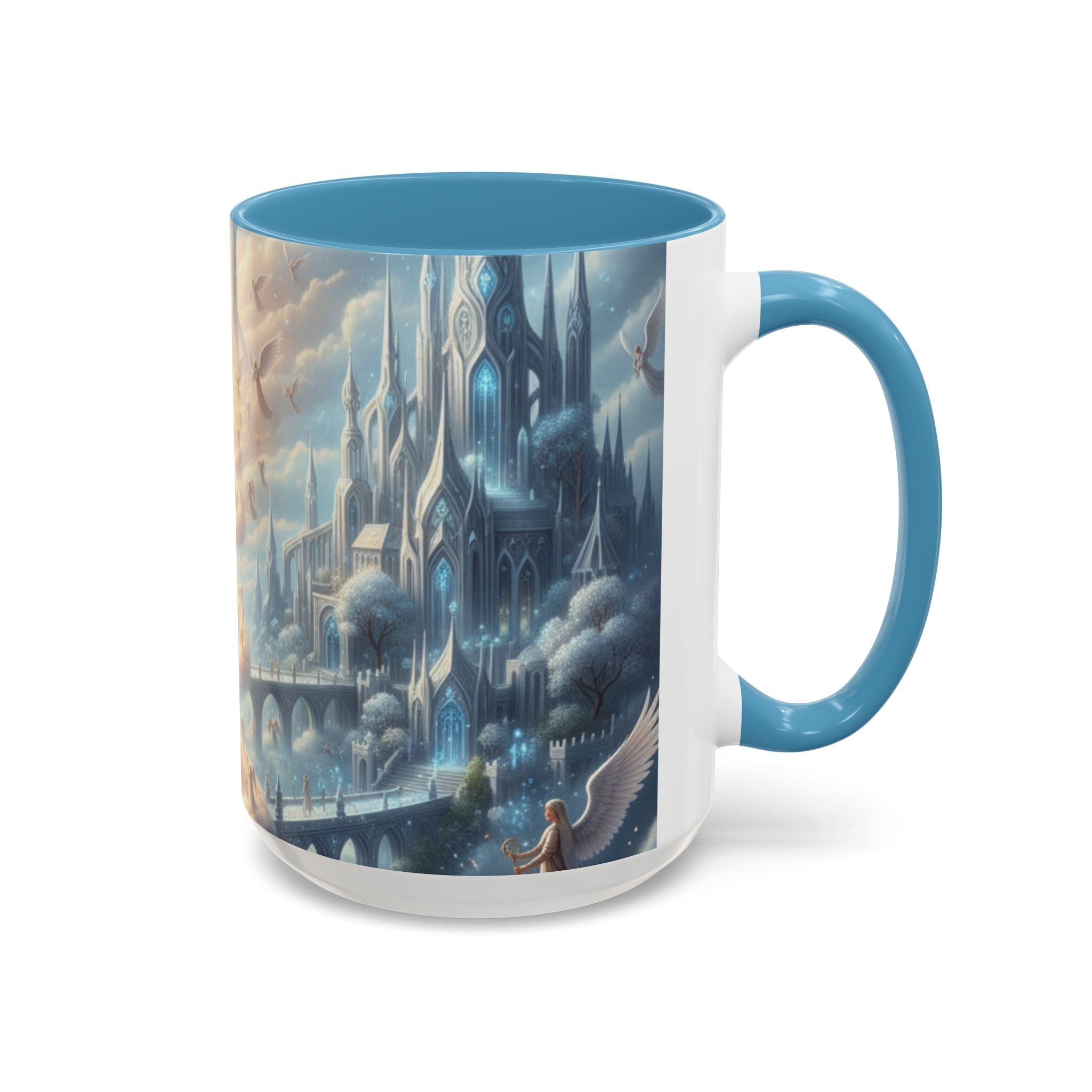 Fantasy Landscape Coffee Mug, Enchanted World Mug, Unique Gift for Coffee Lovers, Dreamy Mug for Tea, Artistic Drinkware