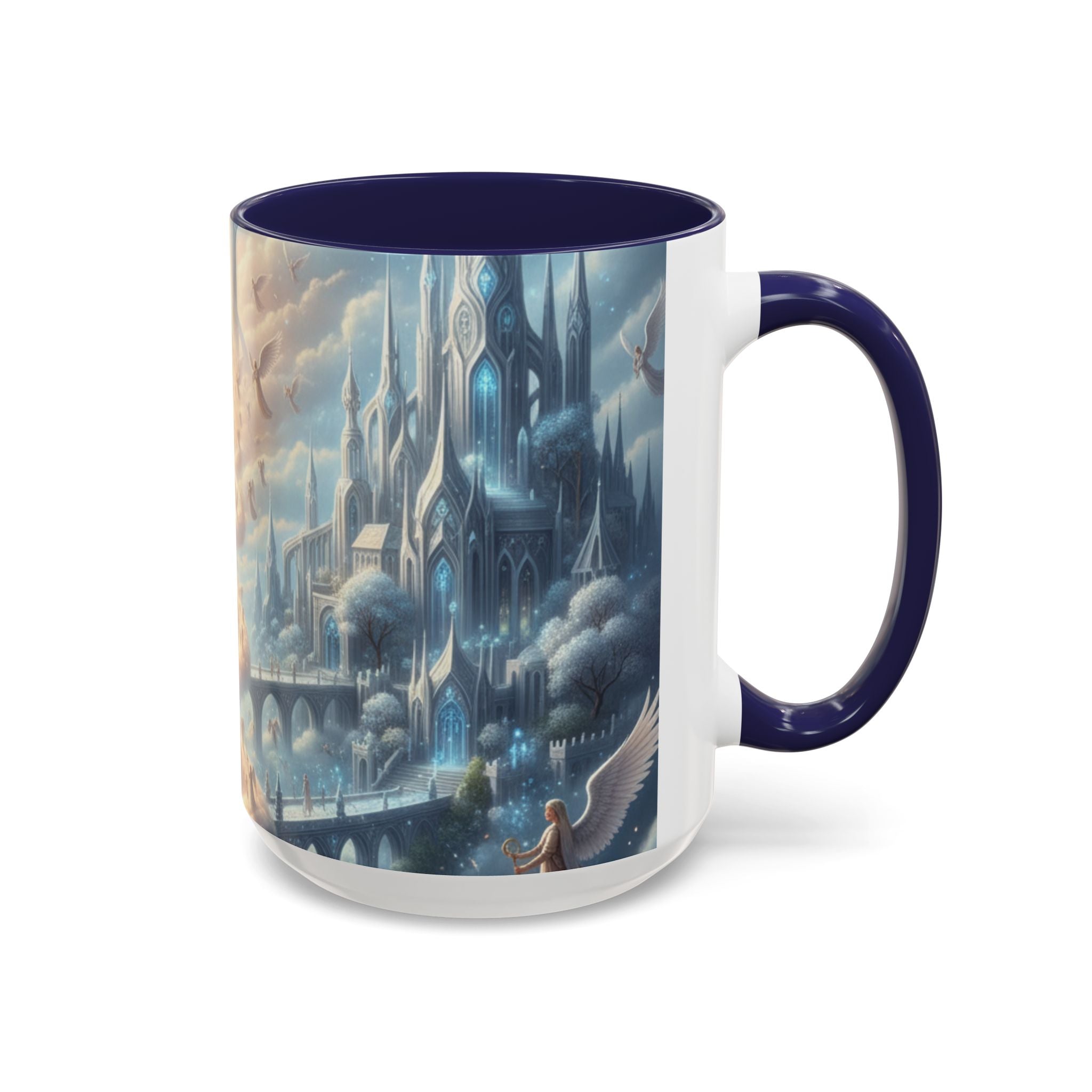 Fantasy Landscape Coffee Mug, Enchanted World Mug, Unique Gift for Coffee Lovers, Dreamy Mug for Tea, Artistic Drinkware