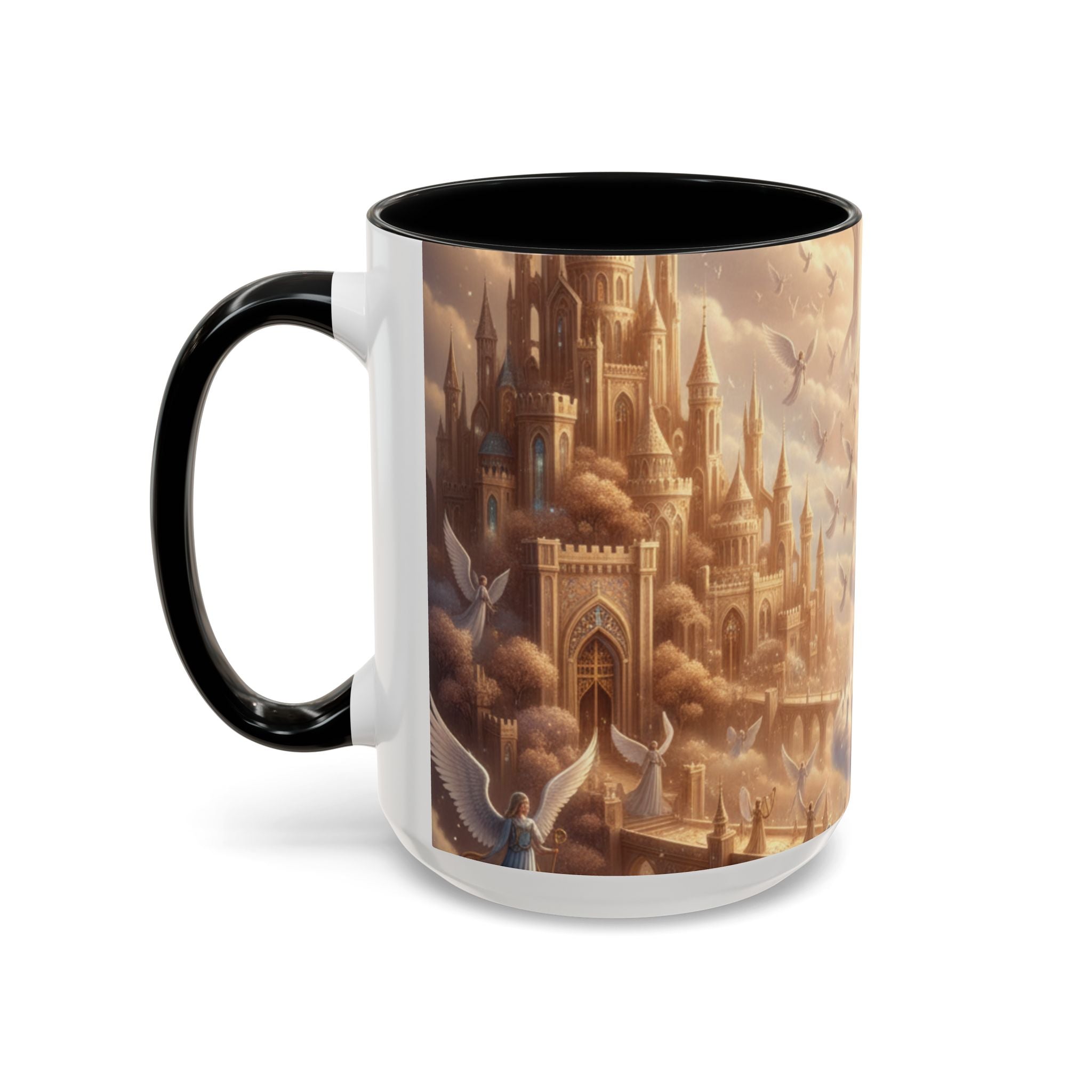 Fantasy Landscape Coffee Mug, Enchanted World Mug, Unique Gift for Coffee Lovers, Dreamy Mug for Tea, Artistic Drinkware