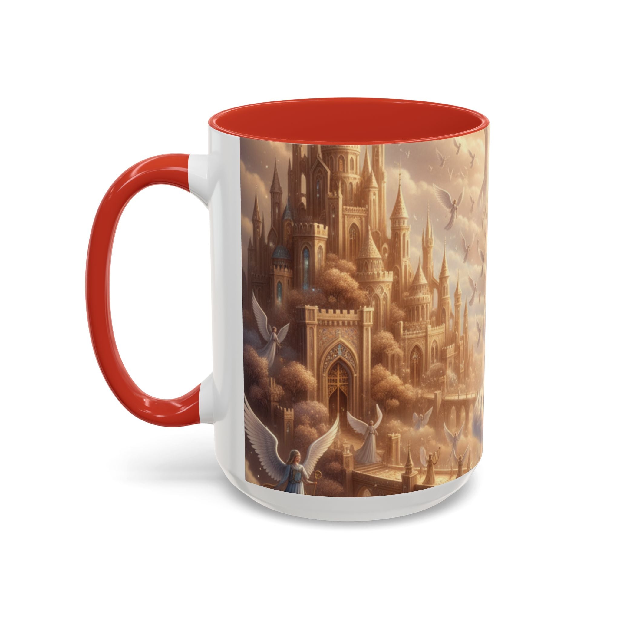 Fantasy Landscape Coffee Mug, Enchanted World Mug, Unique Gift for Coffee Lovers, Dreamy Mug for Tea, Artistic Drinkware