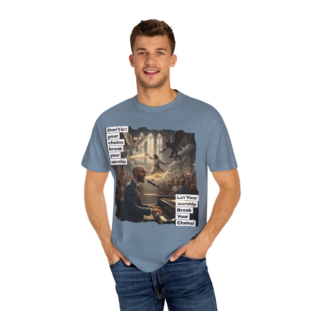 Inspirational Worship T-Shirt, Unisex Spiritual Tee, Church Event Apparel, Christian Graphic Tee, Motivational Gift