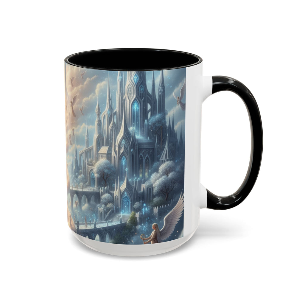 Fantasy Landscape Coffee Mug, Enchanted World Mug, Unique Gift for Coffee Lovers, Dreamy Mug for Tea, Artistic Drinkware