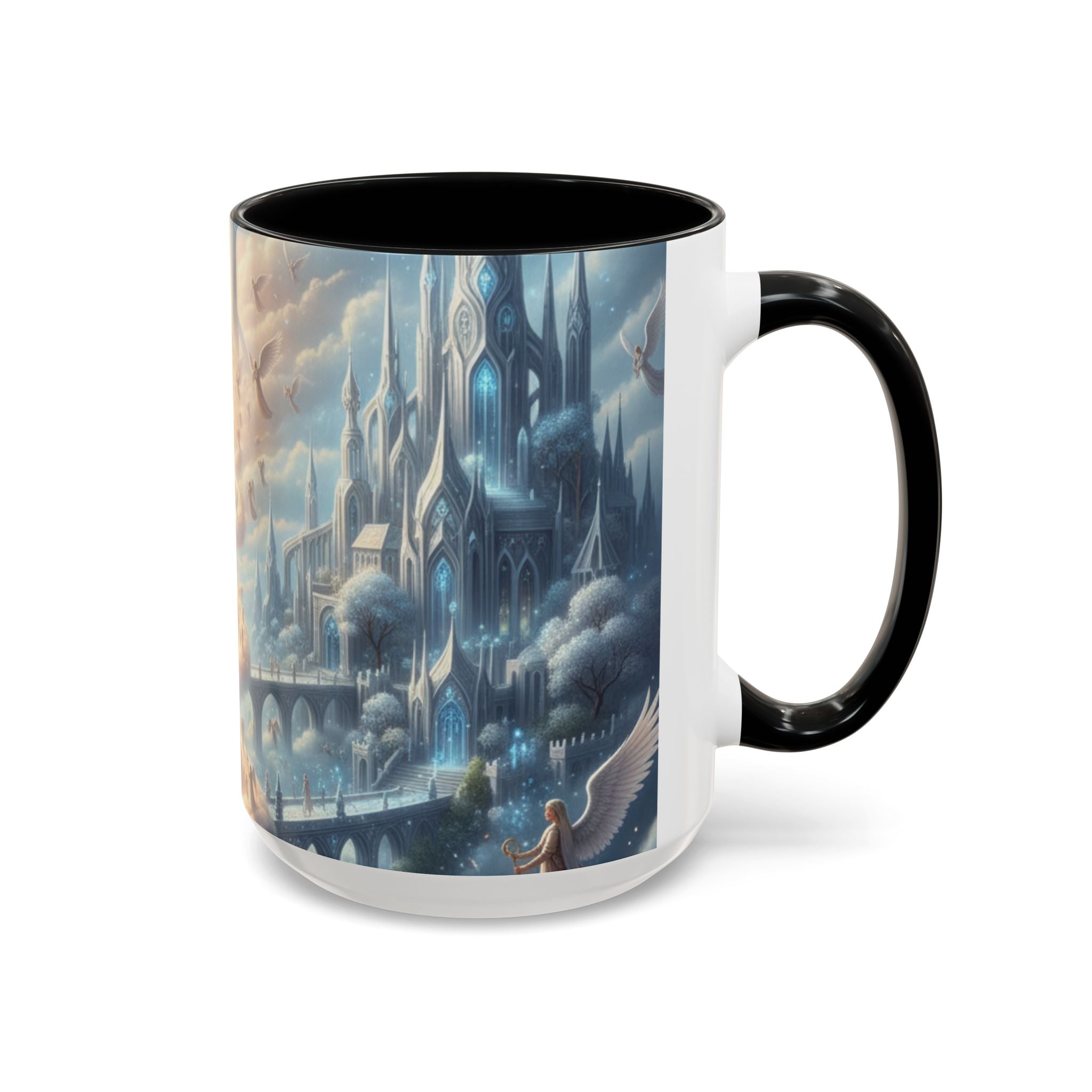 Fantasy Landscape Coffee Mug, Enchanted World Mug, Unique Gift for Coffee Lovers, Dreamy Mug for Tea, Artistic Drinkware